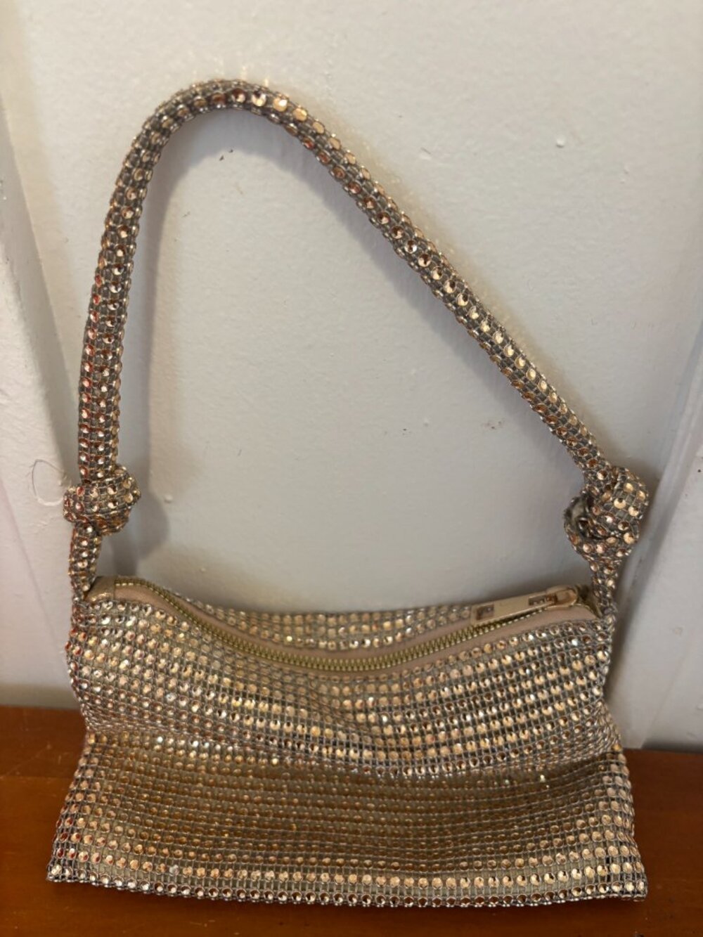 Gold Sequin Purse